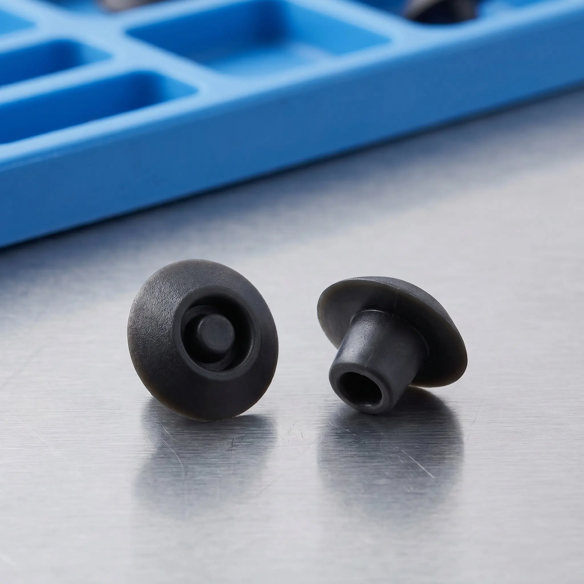 50Pcs Automotive Door Plug Rubber Sealing Caps Waterproof Dustproof Side Skirt Black 7Mm Hole Diameter Car Door Protector