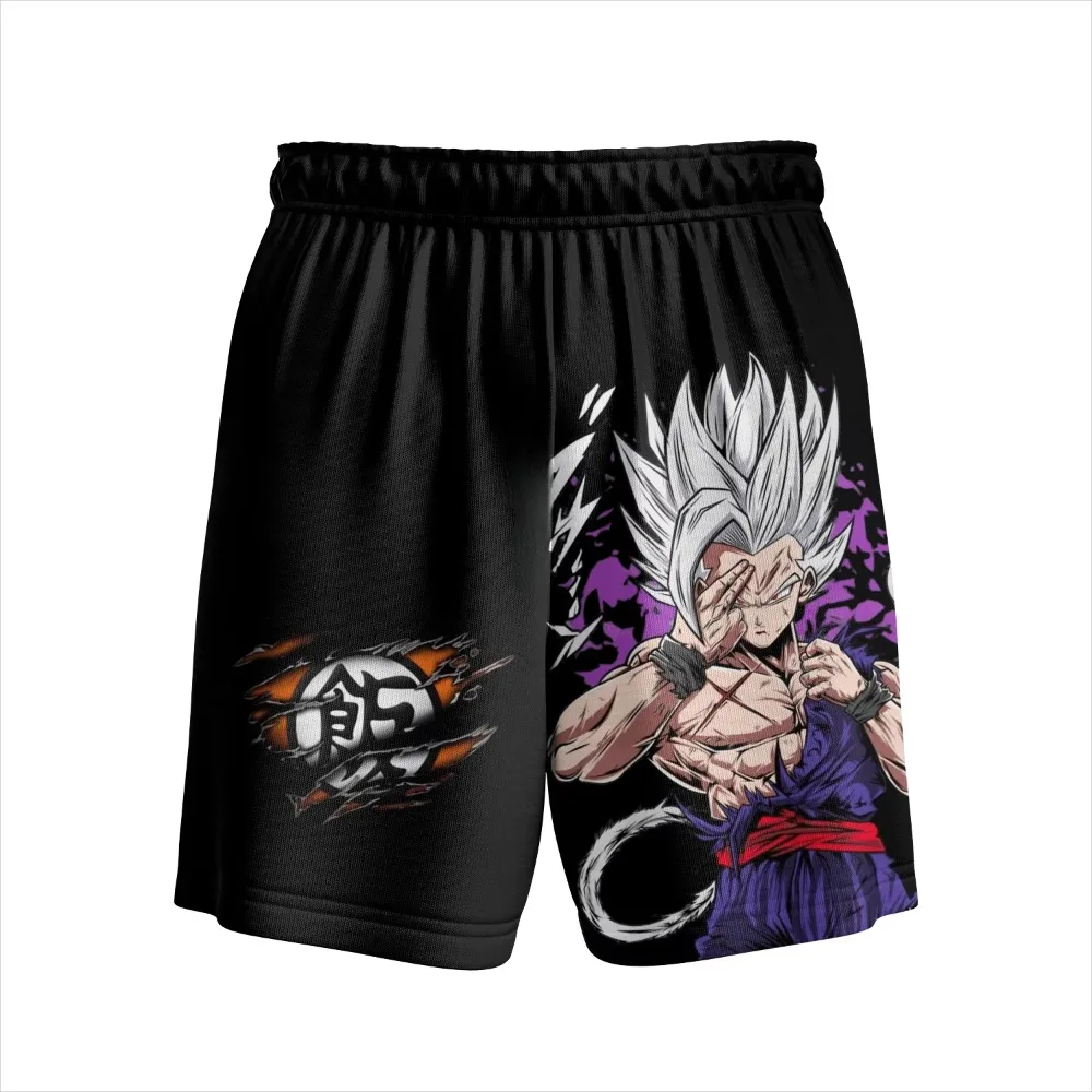 Homme The Hot Dragon Ball Z Buu Son Goku Gohan KAKAROTTE plage pantalon court décontracté hommes maillots de bain séchage rapide Cool cadeau confort