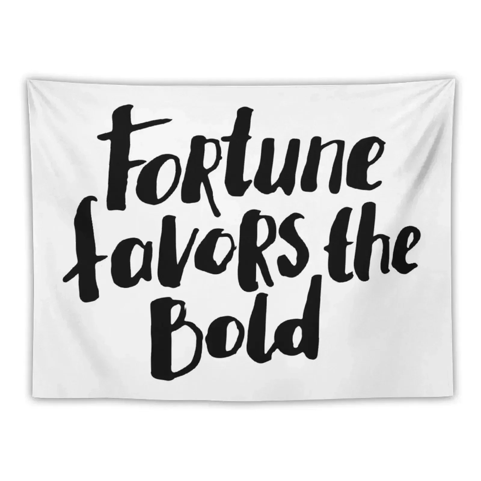 Fortune favors the bold Tapestry Room Decore Aesthetic Room Aesthetic Decor Tapestry