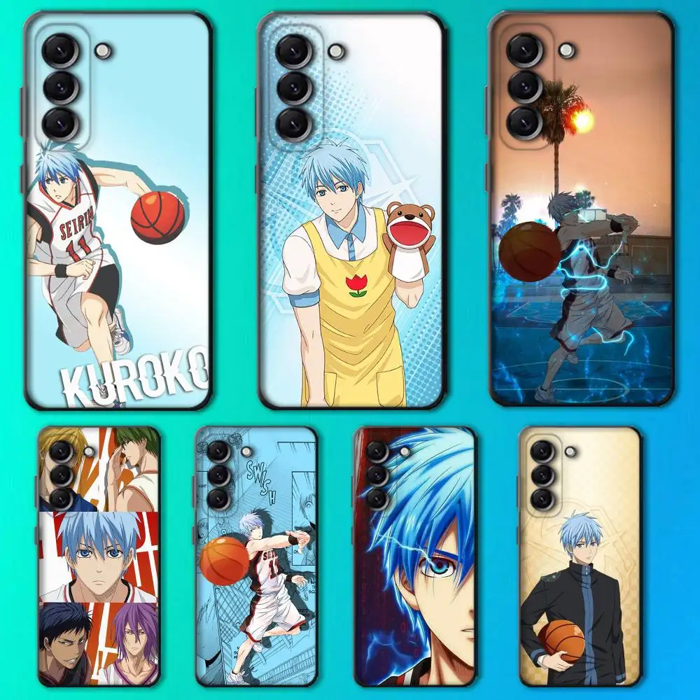 

K-kuroko N-no basket Phone Case For Samsung Galaxy A13,A21s,A22,A31,A32,A52,A53,A71,A80,Soft Black Shell