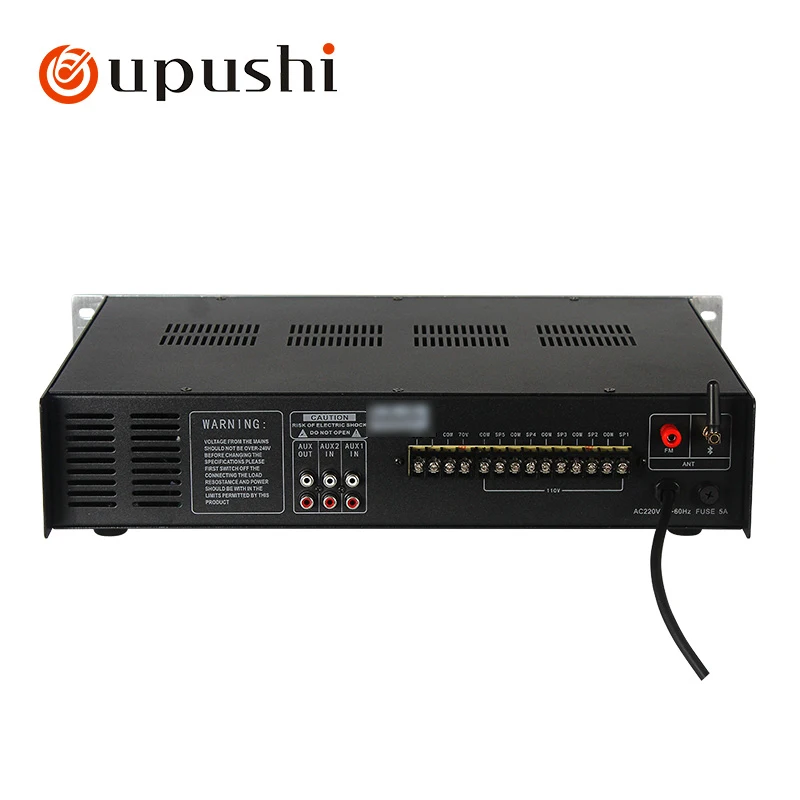 H-60U Public Broadcasting Home Bluetooth Pre amplifier 5-zone High power Audio Constant Voltage Amplifier view 4