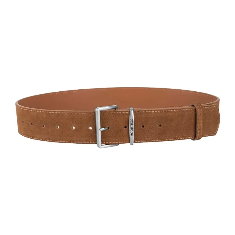 Gothic Retro Coffee Color Leather Women's Belt Luxury Designer Silver Pin Buckle Girdle Jeans Accessories Cowhide Wide Waistband