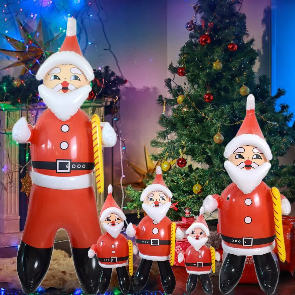 

High Quality Indoor Outdoor Fun Party Decor Happy New Year Christmas Inflatable Toy Xmas Ornament Santa Claus Doll