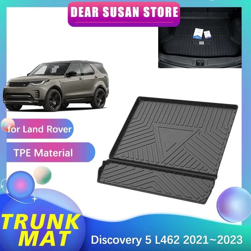 

Car Special Rear Trunk Mat Tray for Land Rover Discovery 5 L462 2021 2022 2023 Waterproof Floor Pad Space Rug Liner Accessories