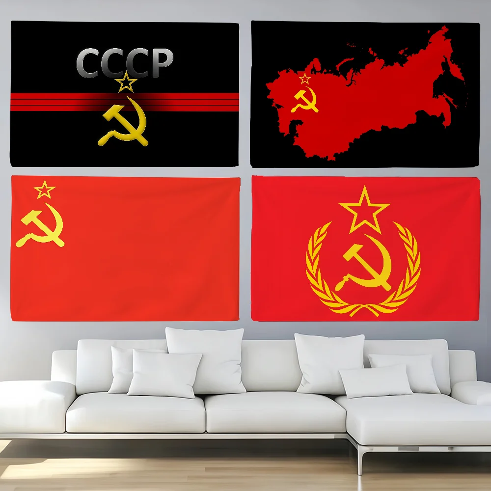Soviet Union  flag For Decoration Outdoor Picnic  Hanging Home Camping Party Banner