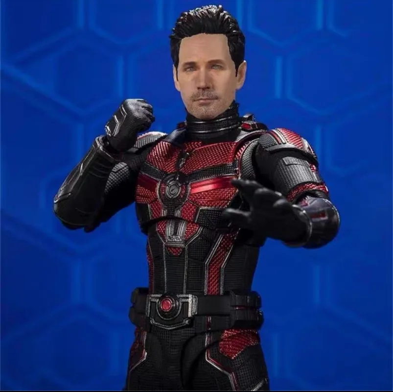 Disponibile originale Bandai SHF Anime Hobby Ant Man e la vespa Quantum of Madness Action Figure Toy Gift Model WY
