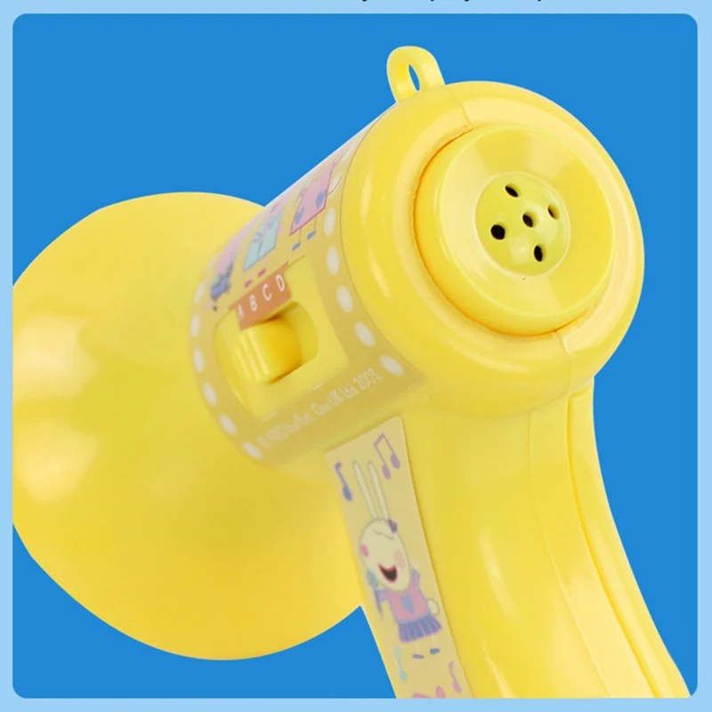 ペッパピッグスピーカー子供用ポータブル、楽しい音声変更アンプ、テーマパーティー、教育玩具、音楽、子供向けギフト
