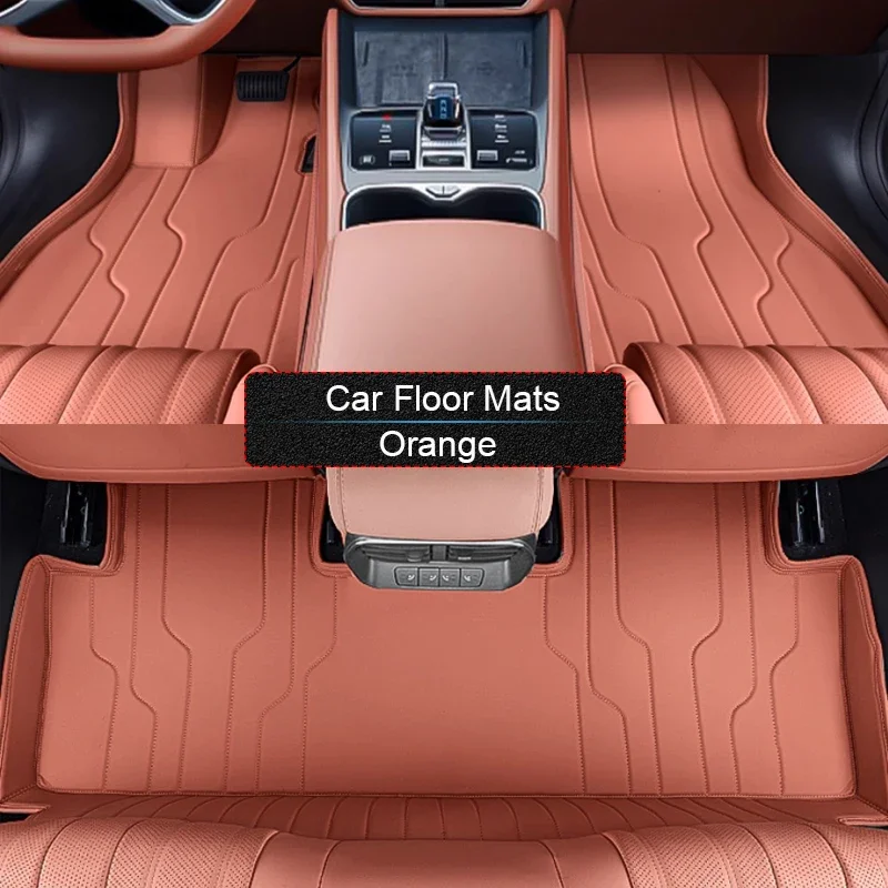 

Custom Nappa Leather Car Foot Protect Mat Auto Anti-Slip Luxury Waterproof Floor Pad Accessory For BYD SEALION 7 EV 2024-Present