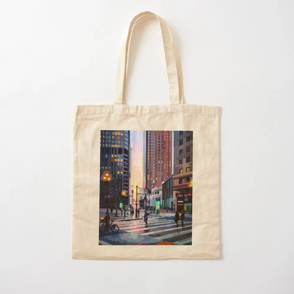 

Market St Tote Bag shopping bag logo Women's handbag