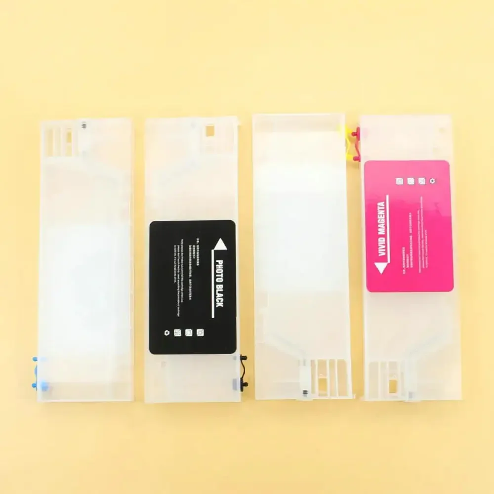 

Refillable Empty Ink Cartridges Without Chip For Roland Mutoh CISS Ink System For Mimaki Epson Cartridge Without Float 4 PCS/Lot