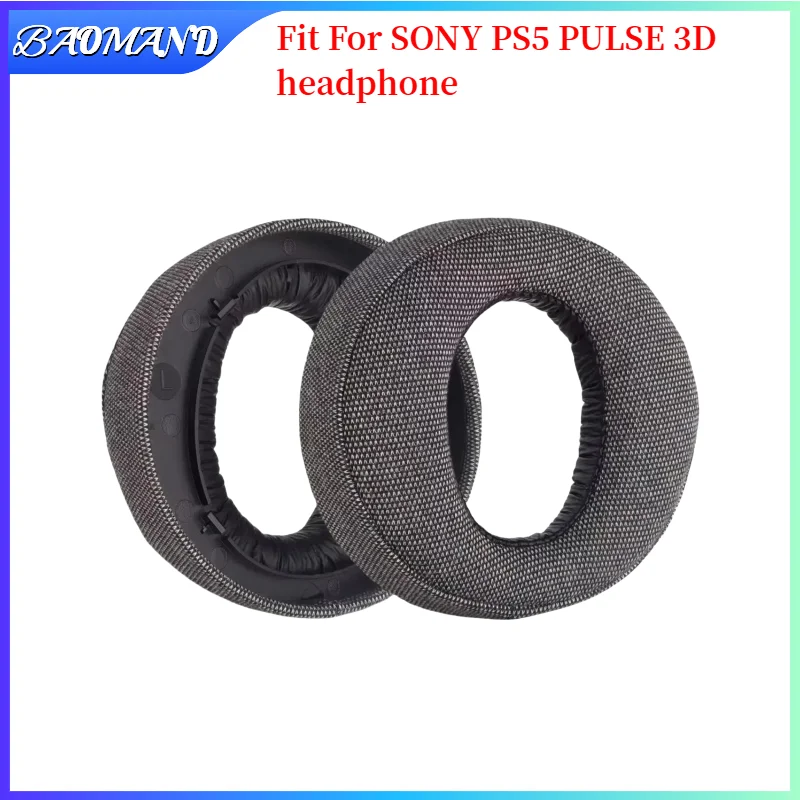 

BAOMAND For SONY PS5 PULSE 3D Headphone Soft Memory Foam Pads/Earpads Replacement Ear Pads Cushions
