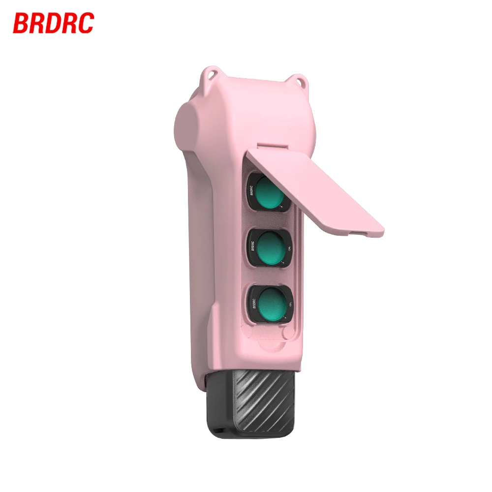 

BRDRC Protective Cover for DJI Osmo Pocket 4 Shock-resistant Scratch-resistant Protective Case Filter Storage Shell