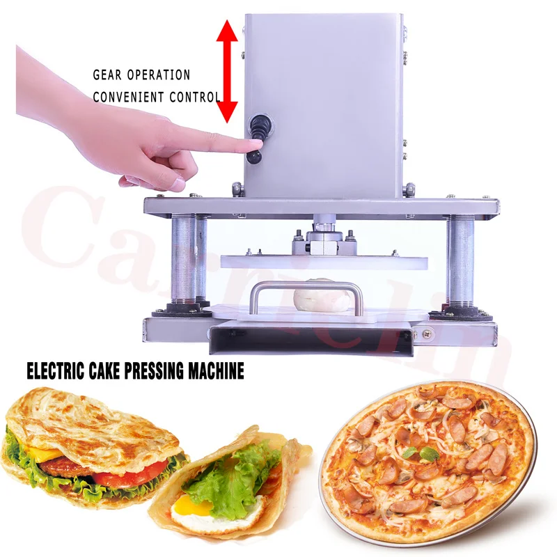 Household Electric Pizza Dough Pastry Press Machine Commercial Pizza Pressing Roller Sheeter Household