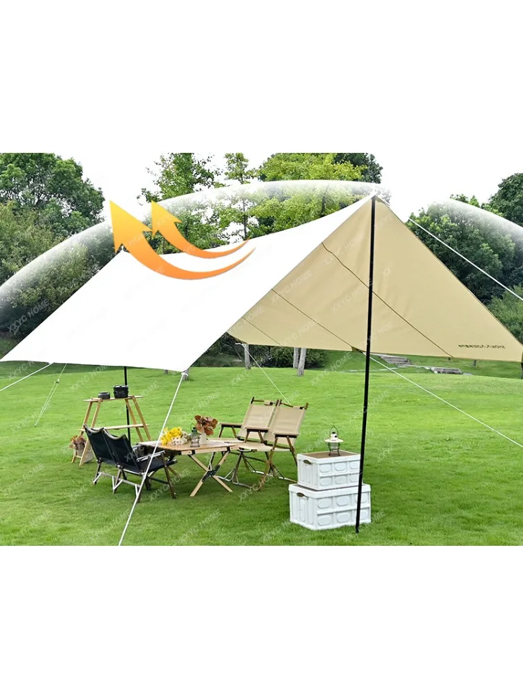 Tent Outdoor Cotton Cloth Sun Protection Camping Portable Camping Placement Camp Large Sunshade