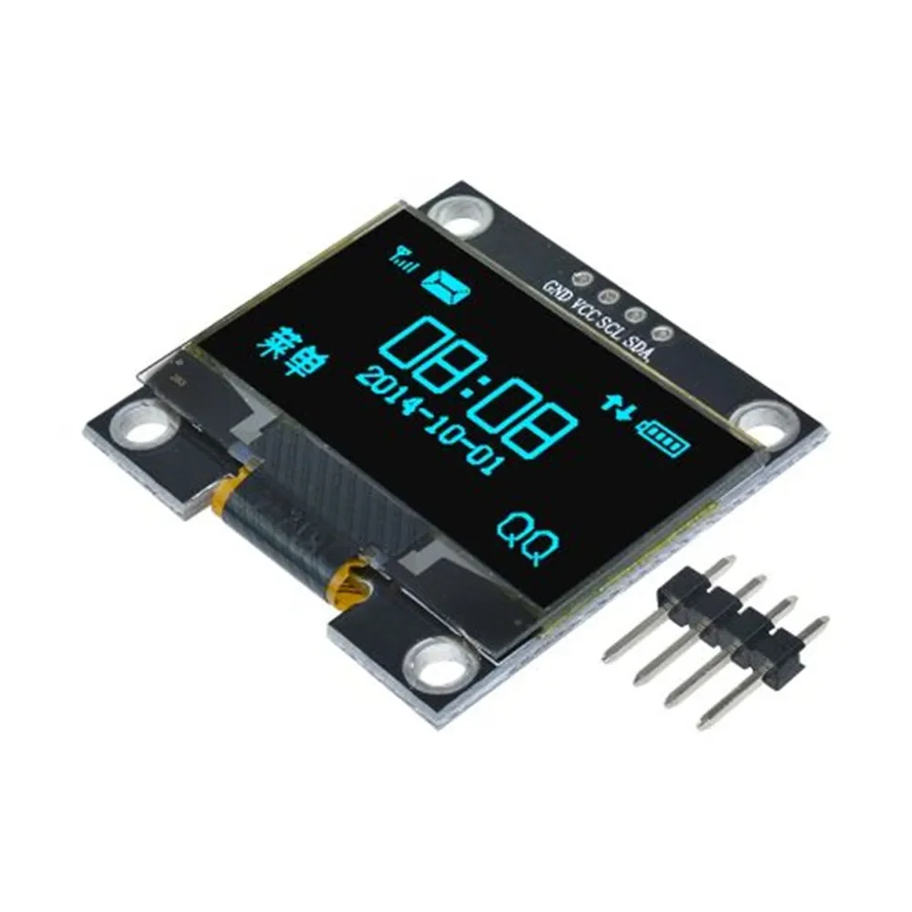 1.3 inch 1.3 inch OLED LCD Display module 4 pin 7 pin IIC SPI interface SH1106 Chip 128X64 LCD display board with Pin head