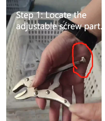 كماشة قفل شديدة التحمل مع مشبك وجه معدني قابل للتعديل لإصلاح الأعمال الخشبية واللحام - كماشة ضغط متعددة الوظائف #5