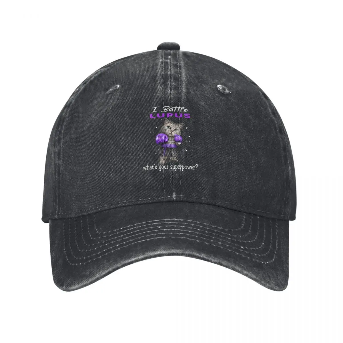 

Lupus Warrior - I Battle Lupus What Is Your Superpower Baseball Cap Luxury Cap Hat Man For The Sun Kids Hat Female Men's