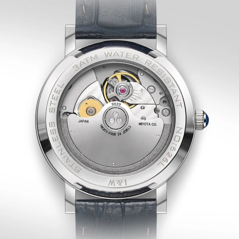 Carnival ยี่ห้อ High-End IW Series นาฬิกาคู่หรูหรา MIYOTA Movement นาฬิกาสายหนัง Sapphire Tourbillon นาฬิกา