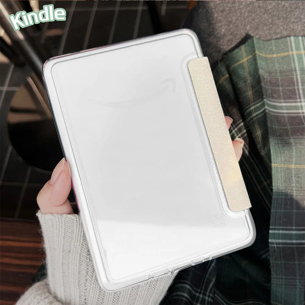 غلاف خلفي من الأكريليك مع حزام لليد، كيندل بيبر وايت 12th 7 بوصة، الجيل الحادي عشر 6.8 بوصة 2024 2022 الجيل السادس عشر الأساسي #5