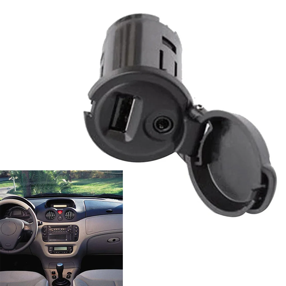 Car Audio Upgrade Dashboard Replacement USB AUX Interface Auxiliary Input Socket Adapter Interface ABS Material
