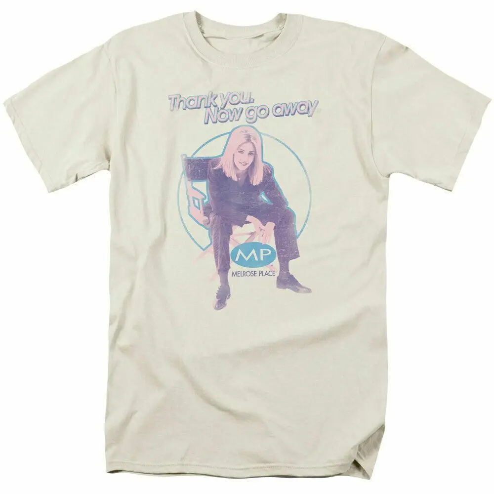 Melrose Place Love Amanda T Shirt Mens Licensed Classic TV Show Tee Cream