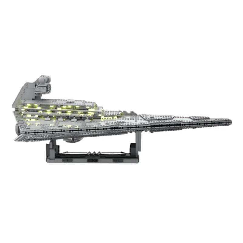 MOC Building Block Space Wars Series White Spaceship Creative Brick Model Education Toy Birthday Adults Gifts 2835PCS