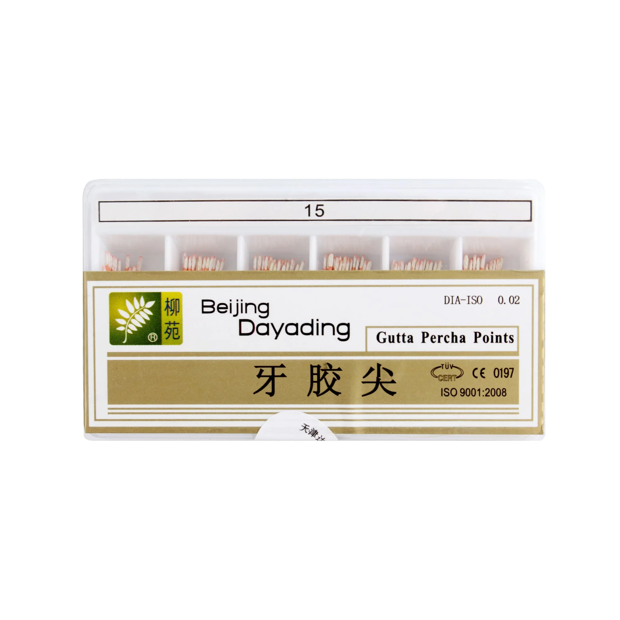 Dental Gutta Percha Points 0.02 Taper，15#-40#Dental Solid Root Canal Filling Material Used for root canal treatment