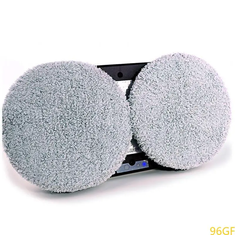 96GF Microfiber Mop Pads for Hobot 188 Window Cleaner Clean Cloth Easy to Replace