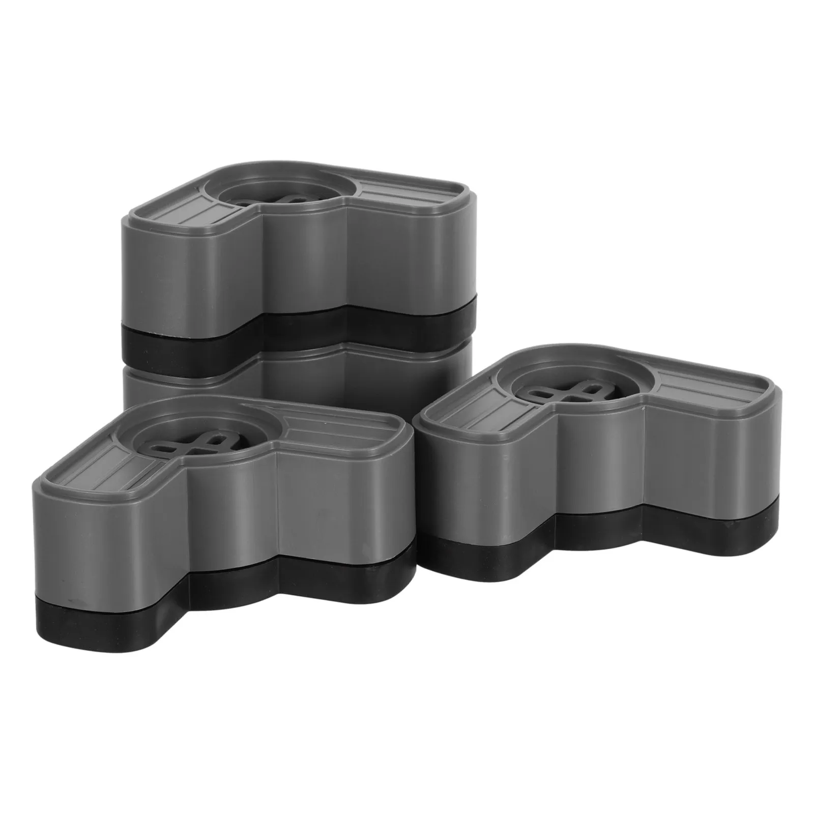 4Pcs Anti Vibration Washing Machine Foot Pads Non Slip Shock Absorbing Stabilizer Universal Washer Feet Risers Noise Reducing