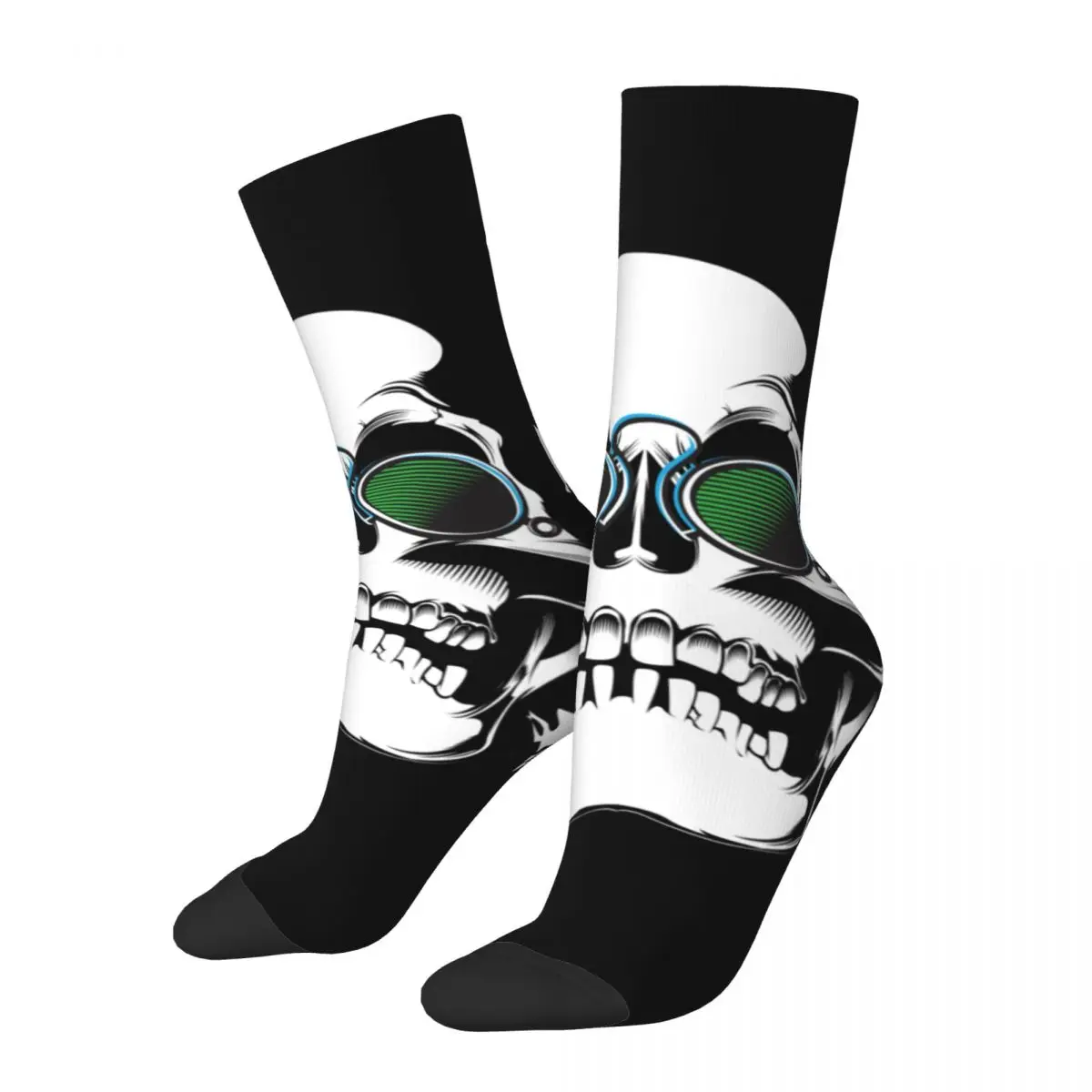 Hip Hop Retro Skull Crazy Men's Socks Mythical Fantasy Unisex Harajuku Seamless Printed Funny Novelty Happy Crew Sock Boys Gift