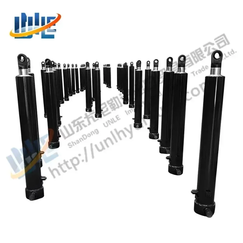 Heavy load bearing capabilities telescopic multi-stage hydraulic cylinder for hydraulic tilt trailer