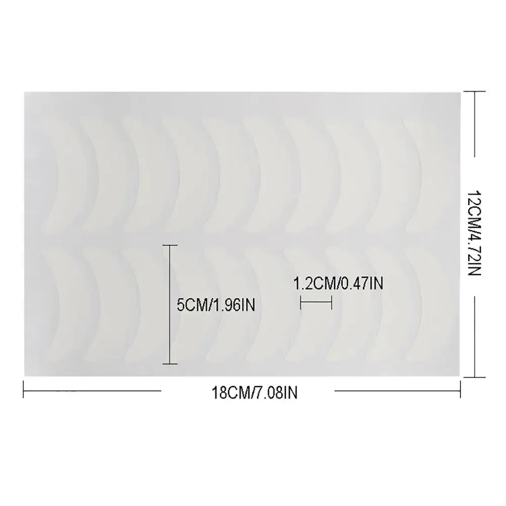 Sztuczne rzęsy Naturalne rzęsy Podkładki do makijażu 1 worek 5 arkuszy Przedłużanie rzęs Podkładki pod oczy Papierowe naszywki Naklejki