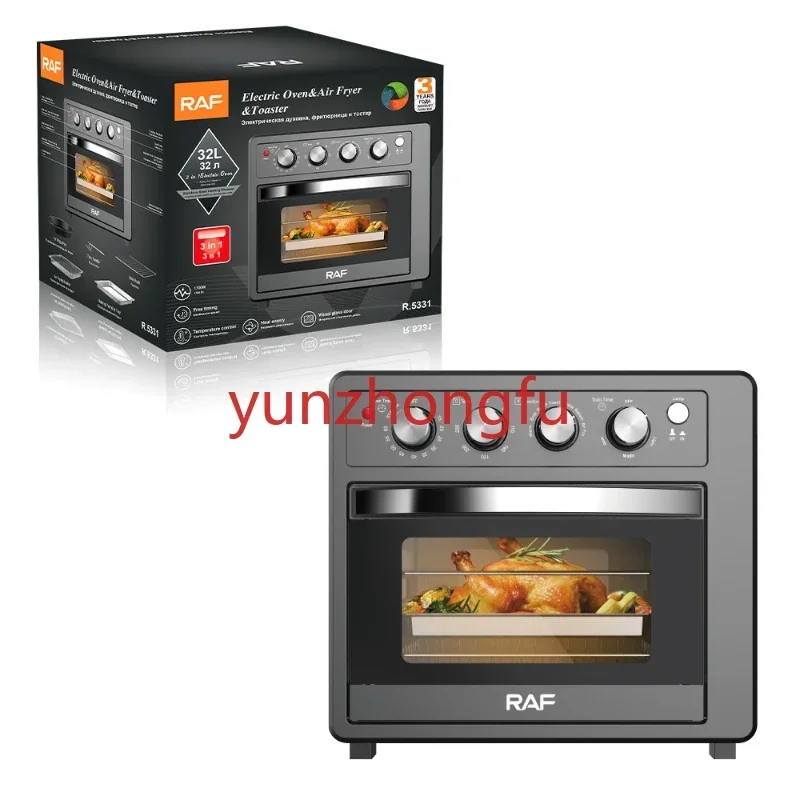 

European Standard Large Capacity Oven Household High-Power Three-in-One Multifunctional Air Fryer Toaster 32L