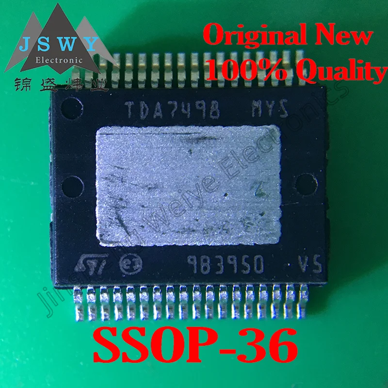 

2 pieces Electronics TDA7498 TDA7498TR 100% brand new imported original SSOP-36 audio power amplifier chip free shipping