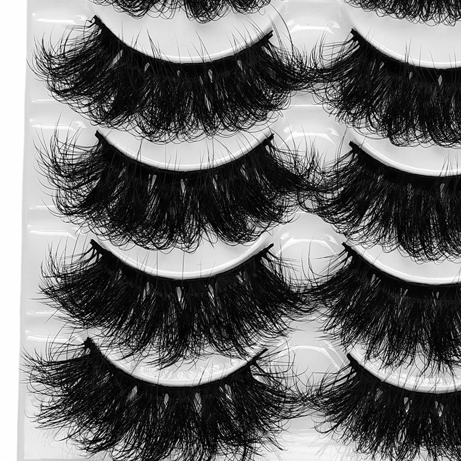 5 paia di ciglia ciglia finte visone ciglia soffici di visone a lunga durata volume drammatico estensione ciglia spesse lunghe