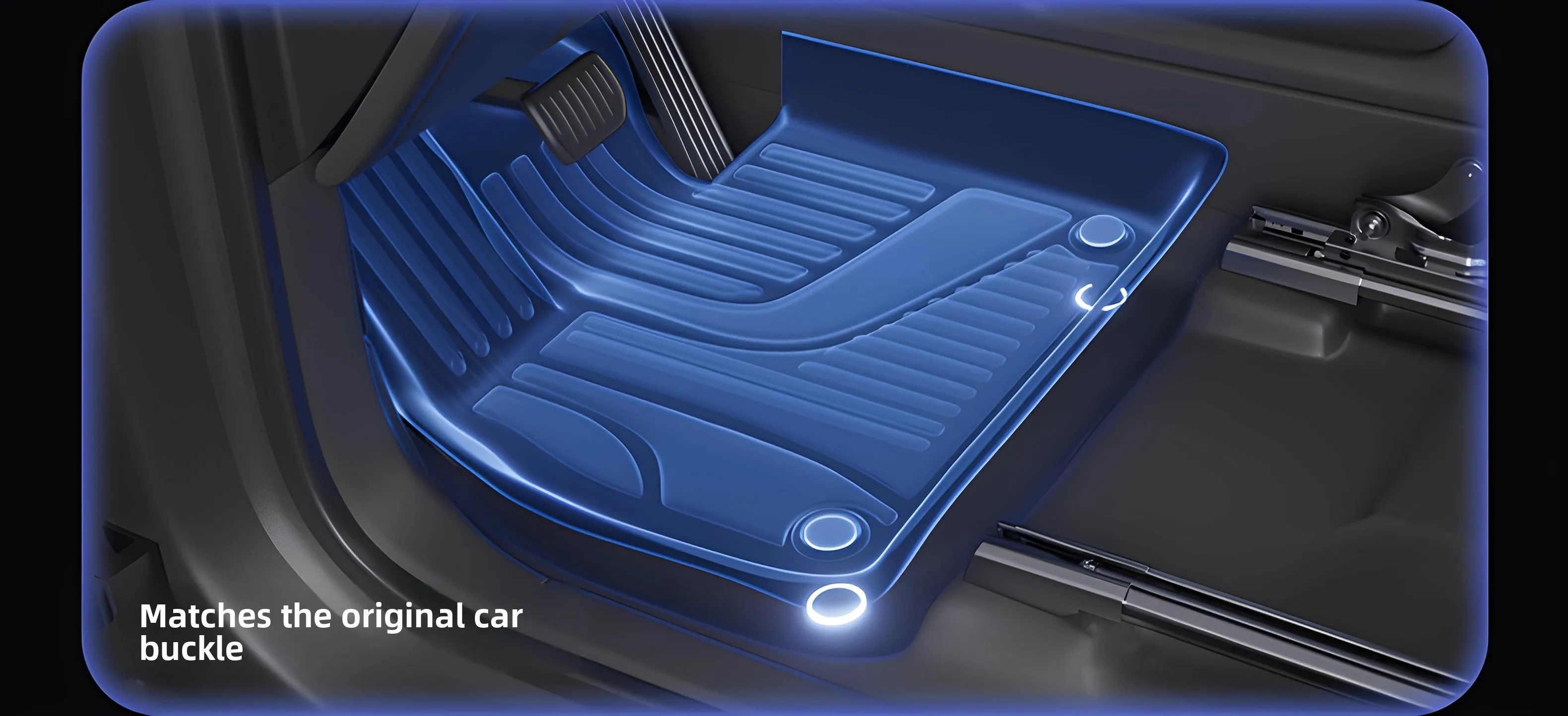 For Xiaomi YU7 2025 Car Floor Mats TPE Waterproof Anti-scratch Single/Double Layer Foot Pad Floor Carpet Car Interior Accessory detail image 6