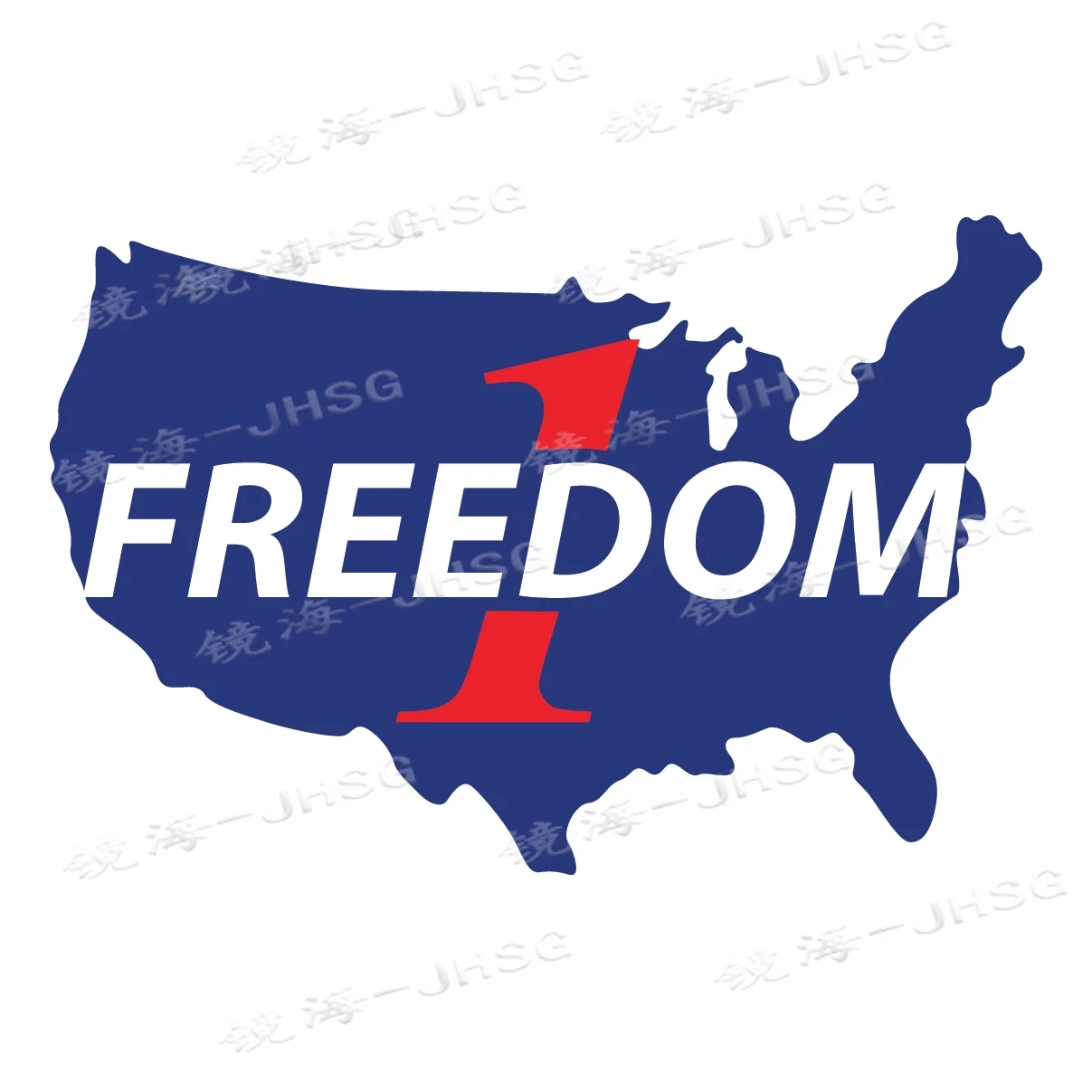 

Freedom Flag, Map of The United States, Any Hobby of History, Art Flag