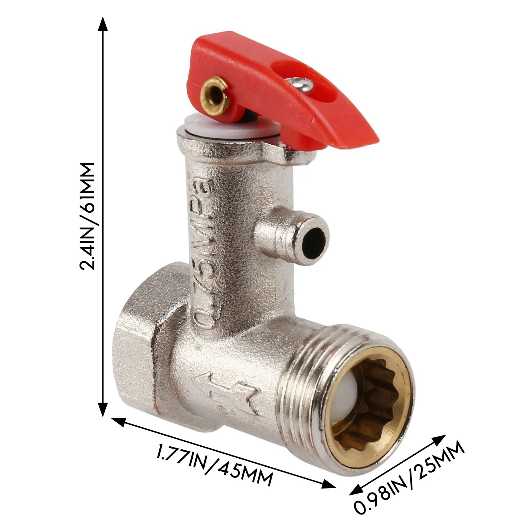 A73M-1 / 2 PT Socket Electric Water Boiler Safety Valve