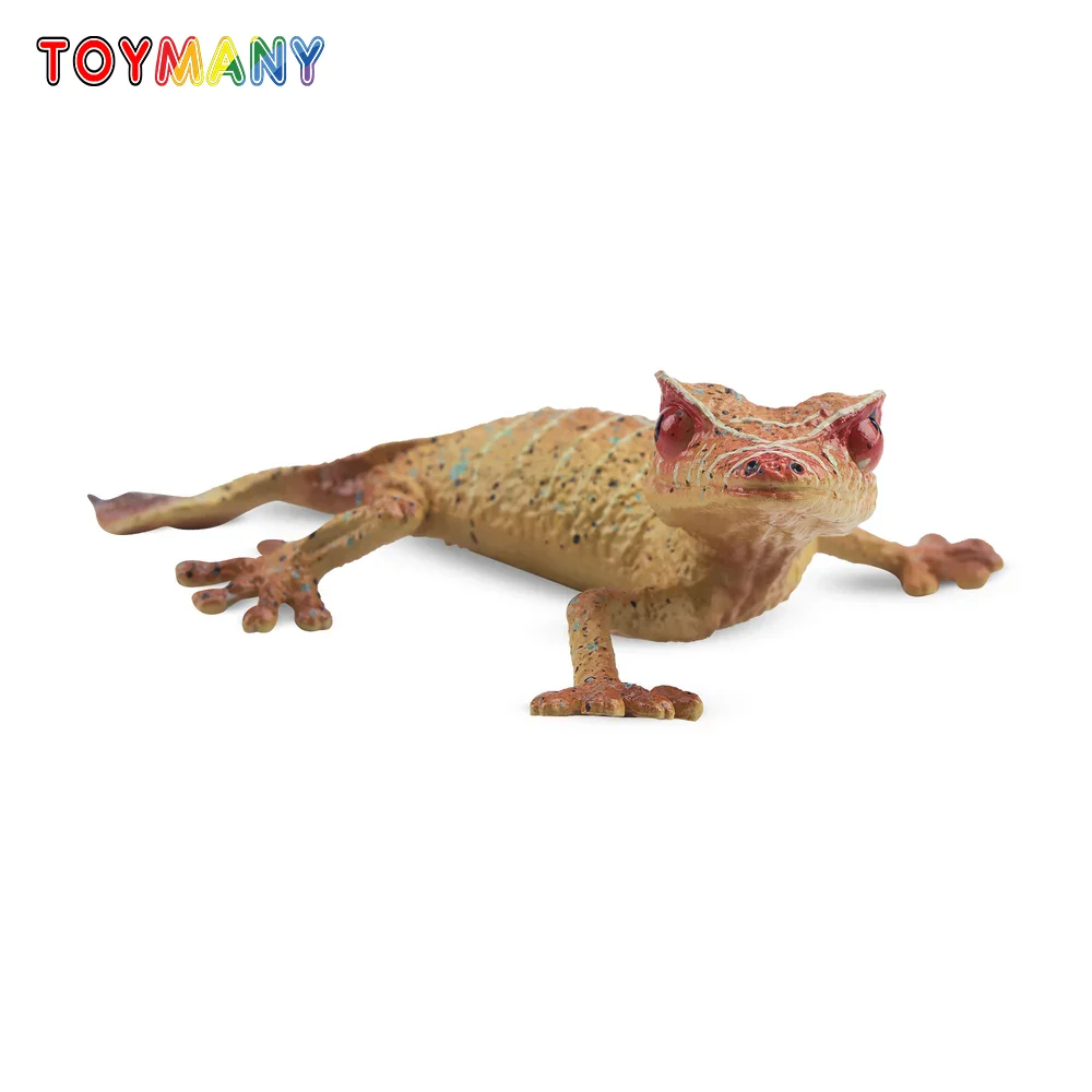 

Toymany Simulation Satanic Leaf-tailed Gecko Madagascar Animal Model Toy Mini Figures Dolls Action Figurines Toy Children Gife