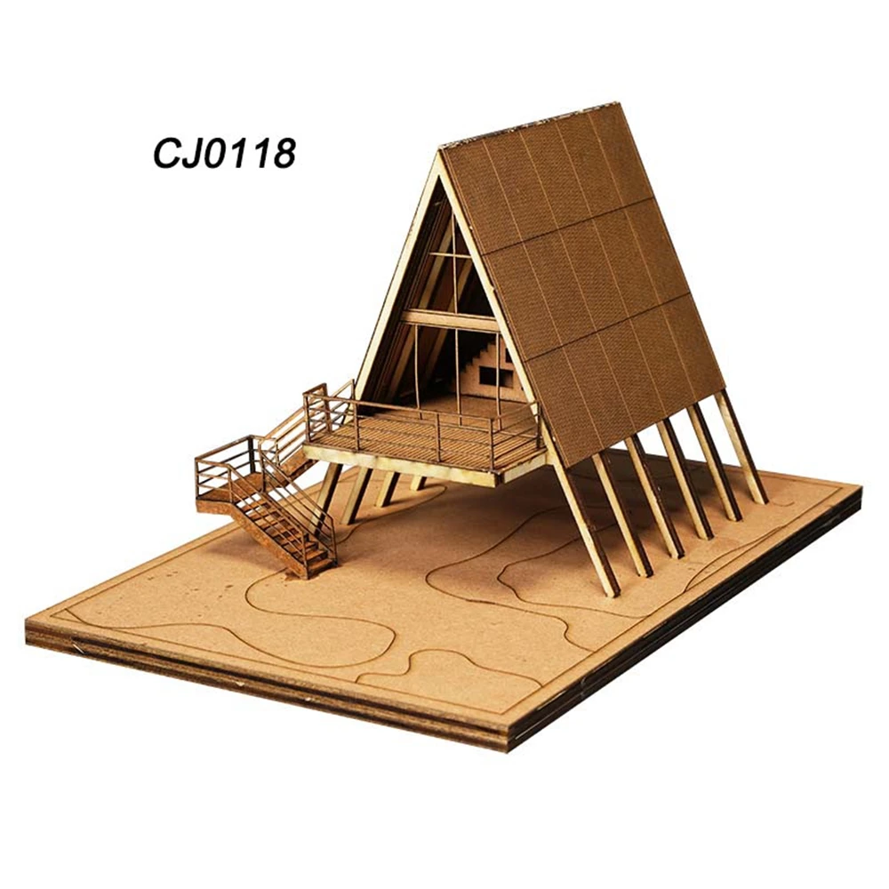 

A/B 1:72 диорама модель здания гараж страна вилла здание модель сцены дисплей сборочный комплект модель сцена макет железной дороги