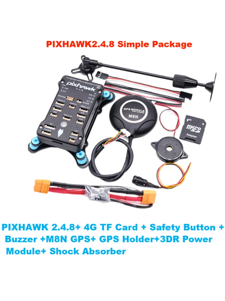 BCUBE Pixhawk PX4 PIX 2.4.8 32-Bit Flugcontroller Autopilot mit 4G SD Sicherheitsschalter Summer PPM I2C RC Quadcopter Ardupilot