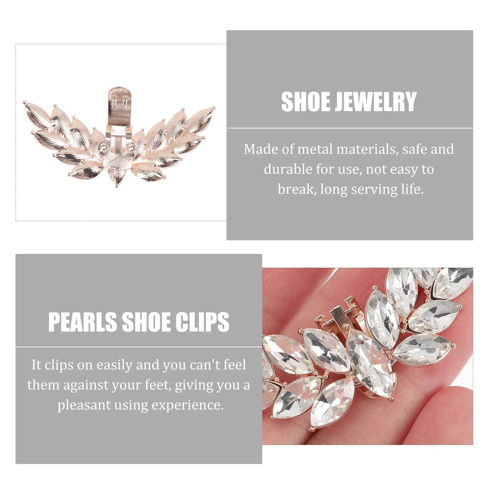 

1 пара стильных клипсов для обуви в форме крыльев с кристаллами, элегантный декор для женской обуви, свадебных туфель, вечерних туфель, аксессуары