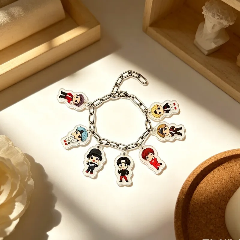 Charm-Armbänder KPOP Tier-Glocken Armreif Accessoires Koreanische Armbänder für Frauen Paar-Armband Bestes Geschenk für Freundinnen – Detail 4