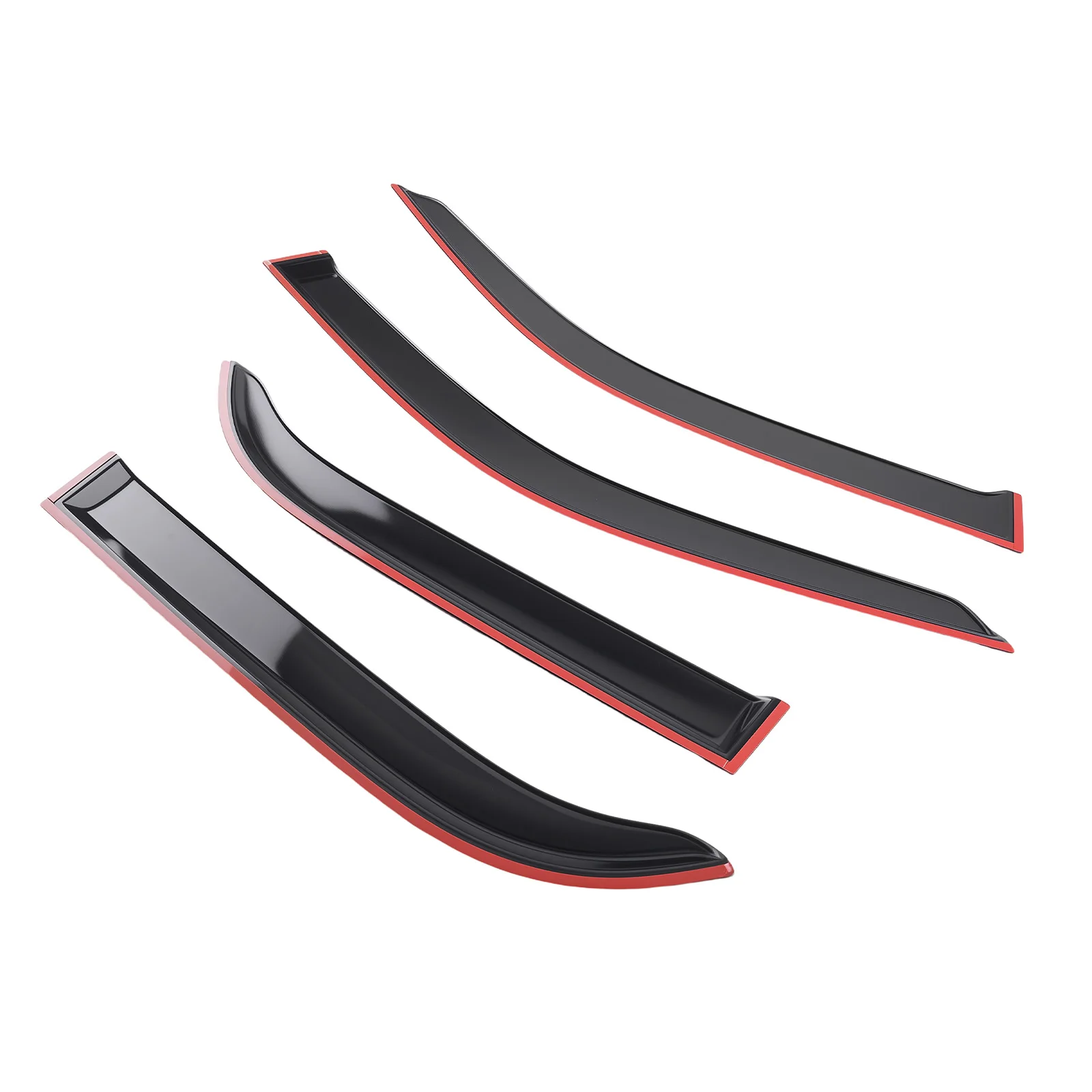 

Window Visor Rain Guards Deflector for Toyota Corolla 4Door 98-02 Black
