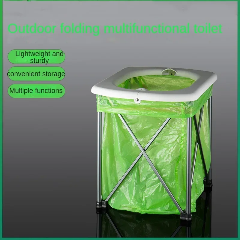 

Многофункциональный складной туалет BRS-94 2026 для кемпинга и отдыха на природе, портативный, сверхлегкий