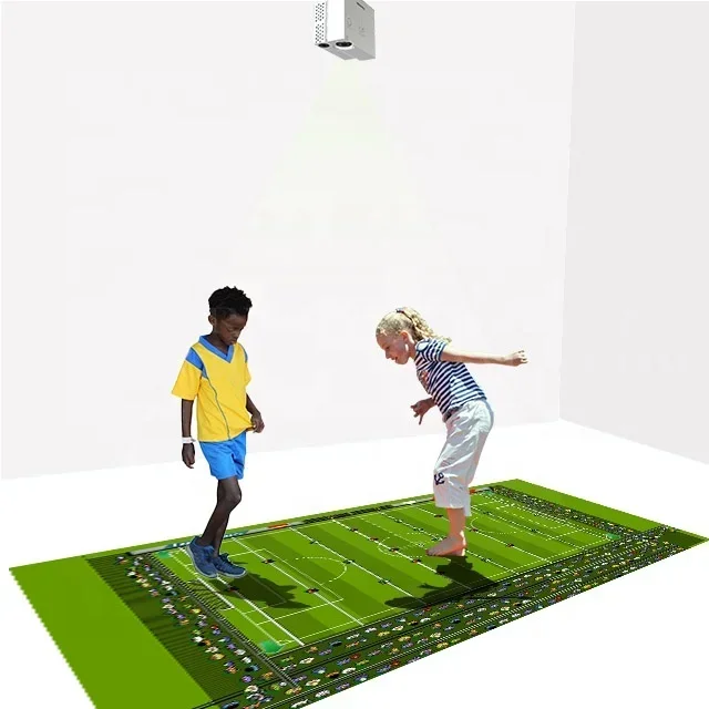 

Amusement park games: Kids interactive floor projection screen system with free effects.