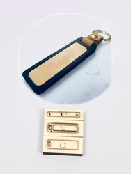 80x24mm Leather Craft car key ring hanging decoration cutting dies knife mold iron blade cutter
