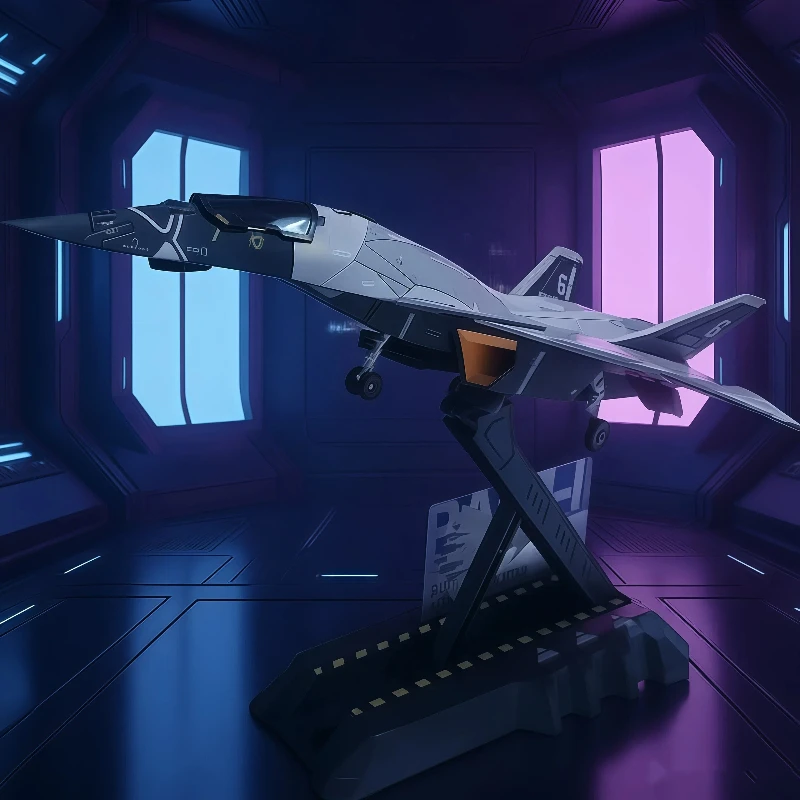 

1:72 Nantianmen Plan Baidi B-Type Aerospace Fighter Alloy Aircraft Model Simulation Military Fighter High End Collection Gift