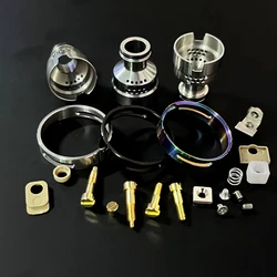 Zeus X RTA Zeus X Mesh komin 304 zbiornik ze stali nierdzewnej podstawa elektrody pierścień uszczelniający Deck ceramiczna uszczelka 510 BF Pin Vape akcesoria