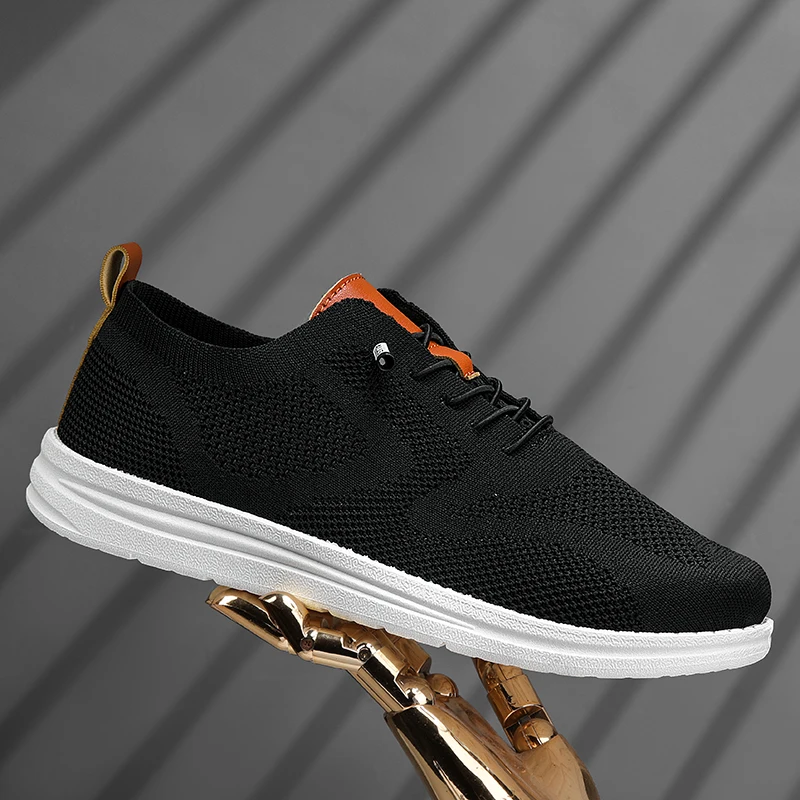 New Men's Wide Barefoot Mesh Sneaker 2026 Fashion Flats Soft Zero Drop Sole Wider Toe Light Weight Fashion Sneakes Large Size 48